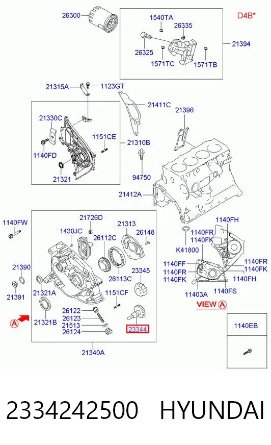  2334242500 Hyundai/Kia