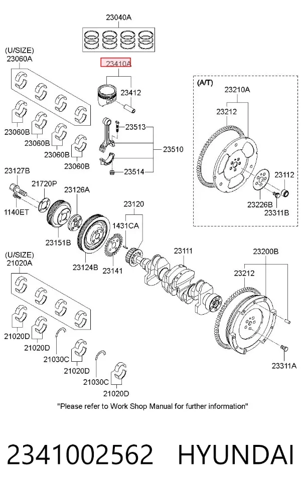  2341002562 Hyundai/Kia