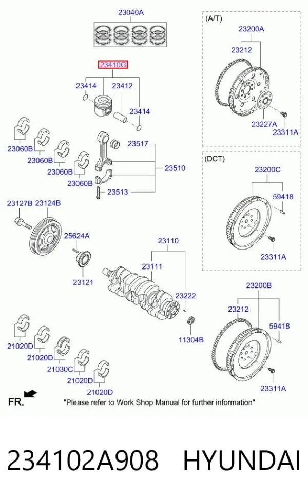  234102A908 Hyundai/Kia