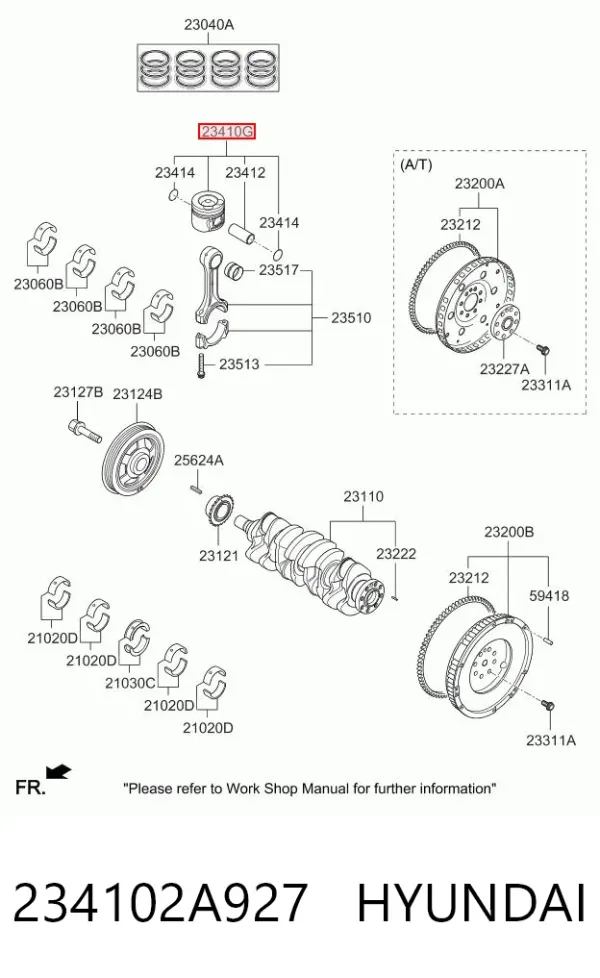  234102A927 Hyundai/Kia