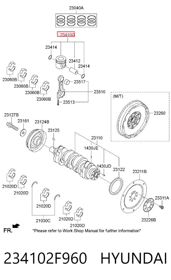  234102F960 Hyundai/Kia