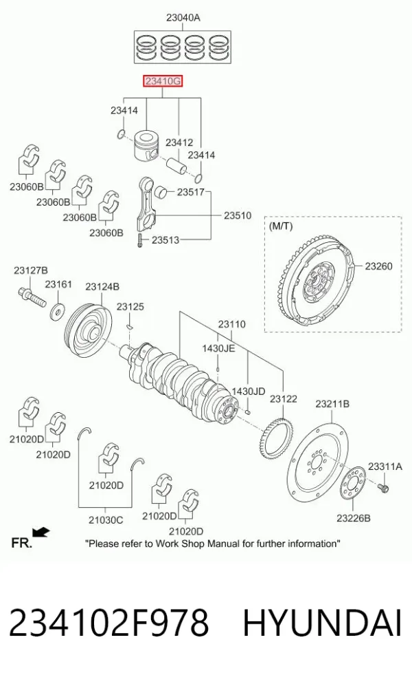 234102F978 Hyundai/Kia
