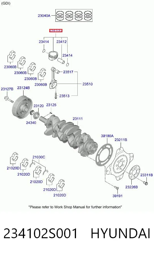  234102S001 Hyundai/Kia