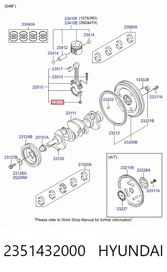  2351432000 Hyundai/Kia