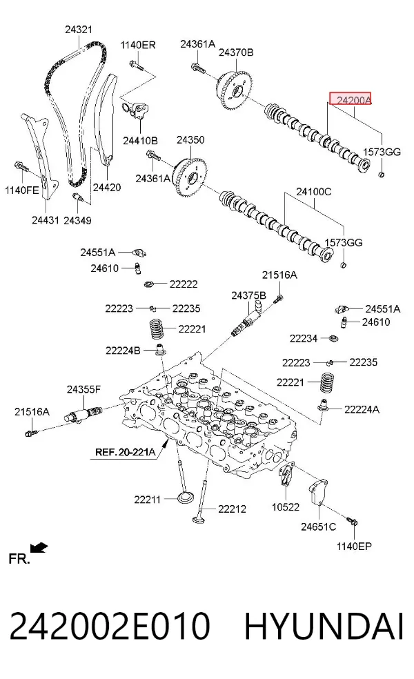  242002E010 Hyundai/Kia