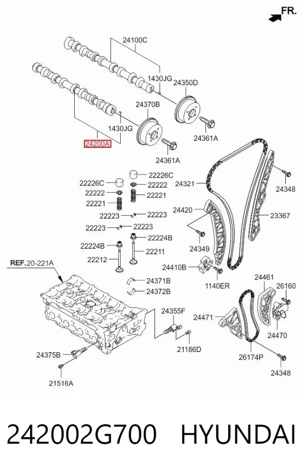  242002G700 Hyundai/Kia