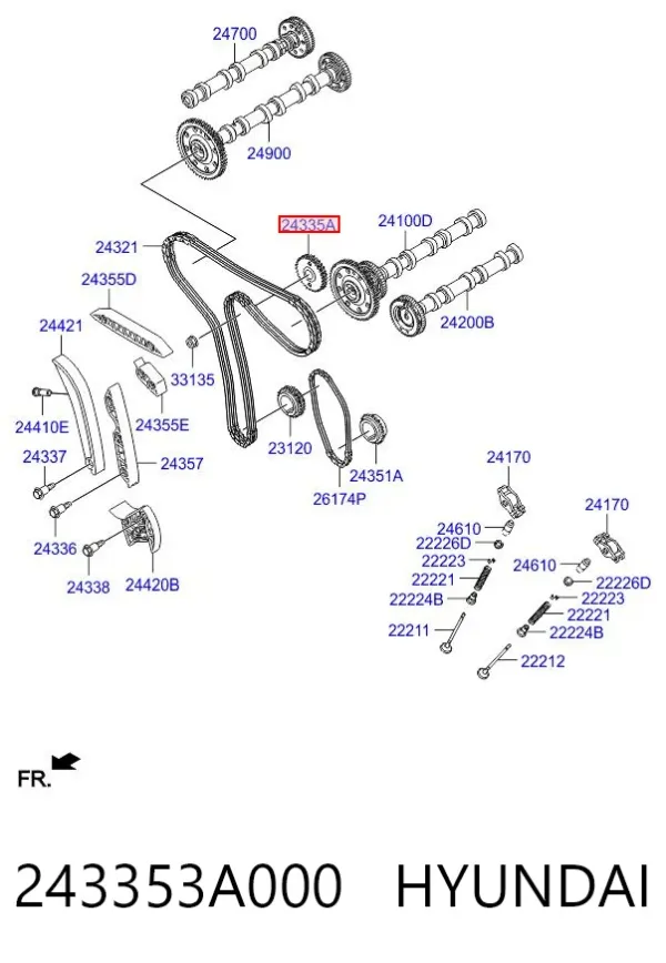  243353A000 Hyundai/Kia