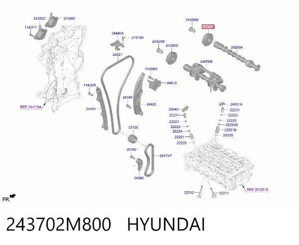  243702M800 Hyundai/Kia