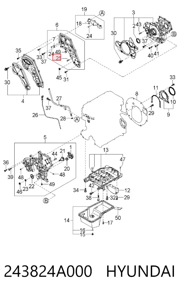  243824A000 Hyundai/Kia
