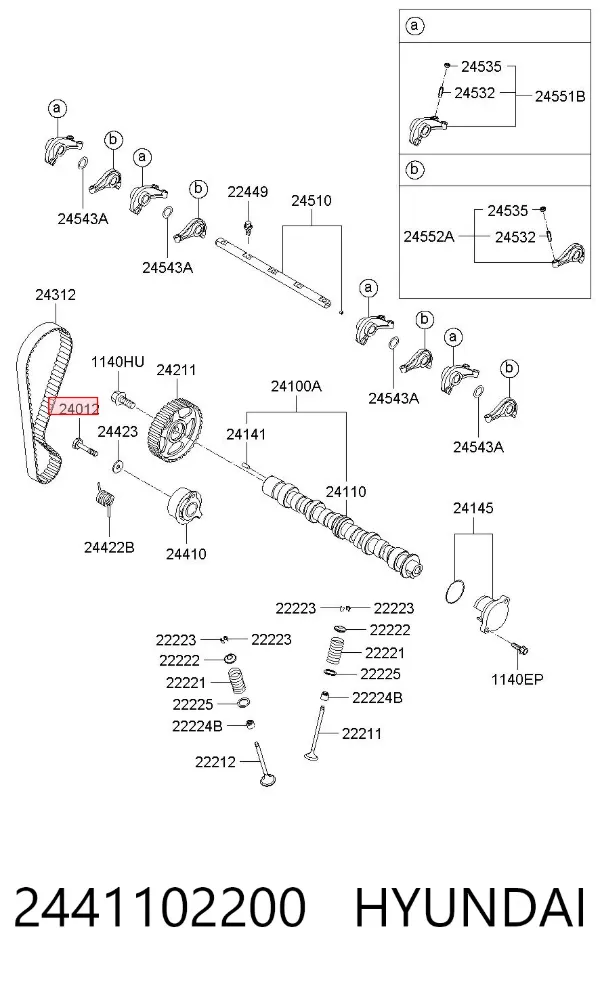  2441102200 Hyundai/Kia