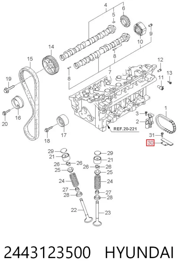  2443123500 Hyundai/Kia