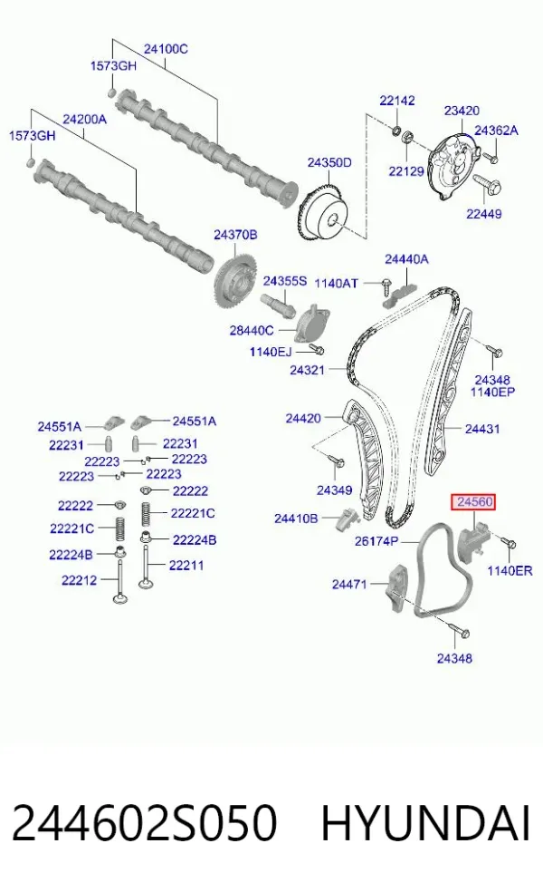  244602S050 Hyundai/Kia