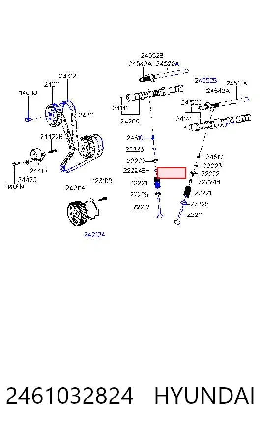 Гідрокомпенсатор 2461032824 Hyundai/Kia