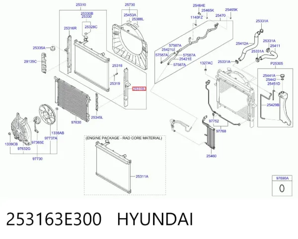  253163E300 Hyundai/Kia