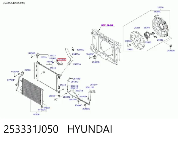  253331J050 Hyundai/Kia