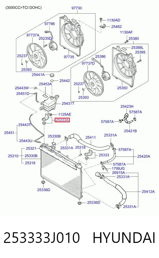  253333J010 Hyundai/Kia