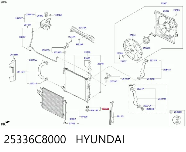  25336C8000 Hyundai/Kia
