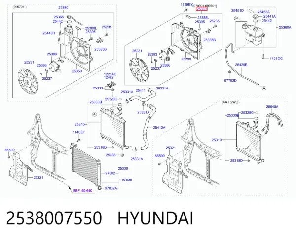  2538007550 Hyundai/Kia