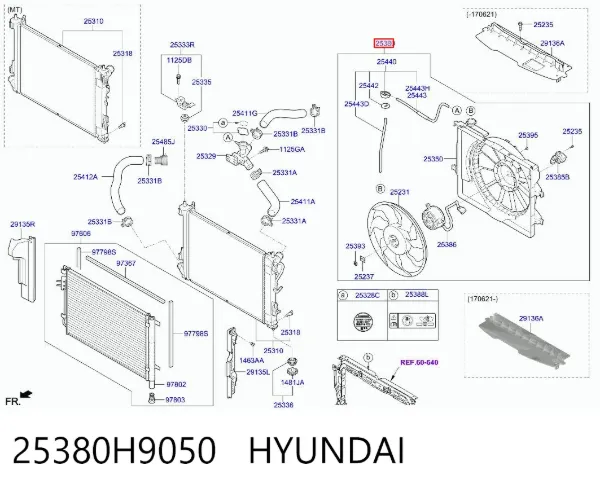  25380H9050 Hyundai/Kia