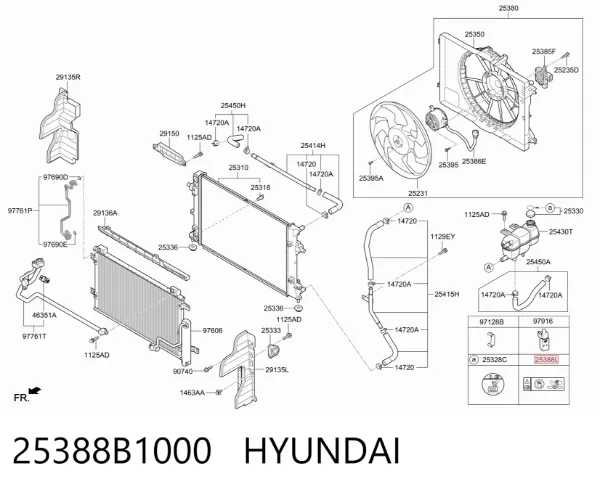  25388B1000 Hyundai/Kia