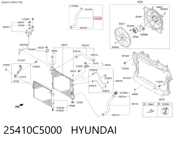  25410C5000 Hyundai/Kia