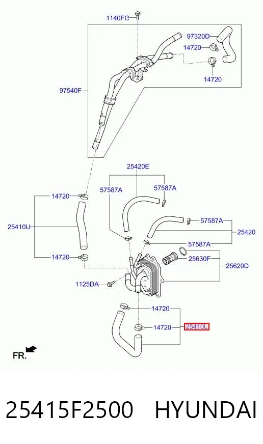  25415F2500 Hyundai/Kia