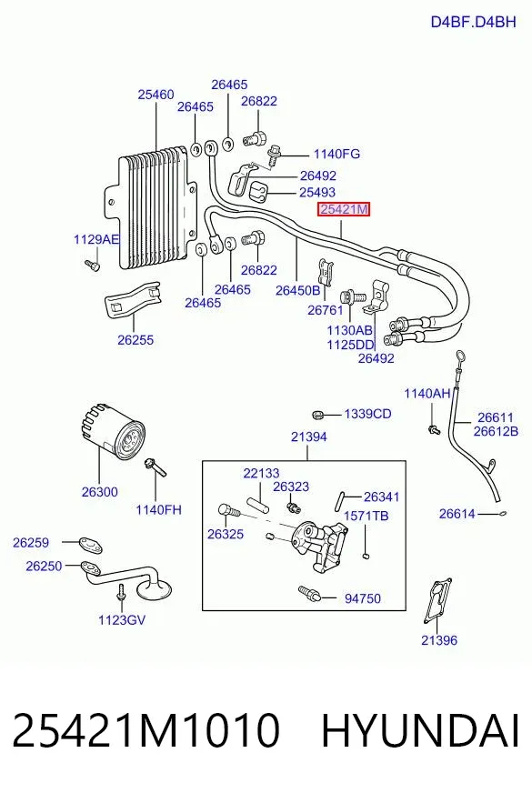  25421M1010 Hyundai/Kia