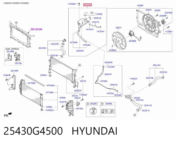  25430G4500 Hyundai/Kia