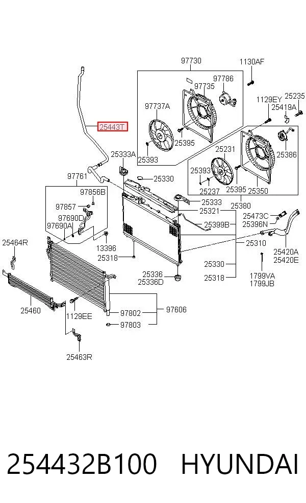  254432B100 Hyundai/Kia