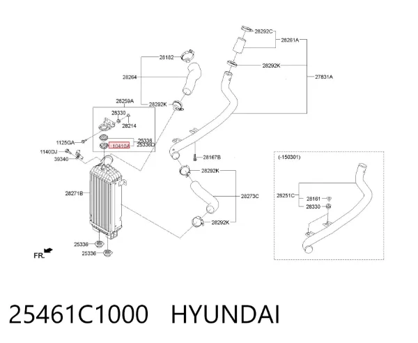  25461C1000 Hyundai/Kia