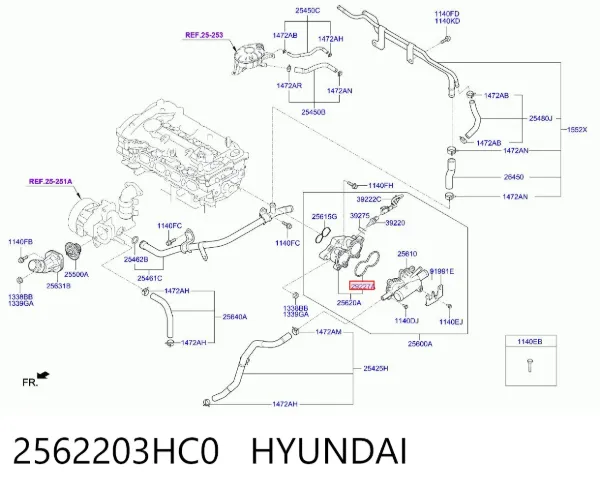  2562203HC0 Hyundai/Kia