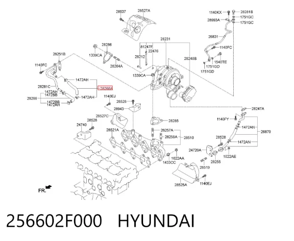  256602F000 Hyundai/Kia