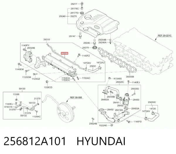  256812A101 Hyundai/Kia