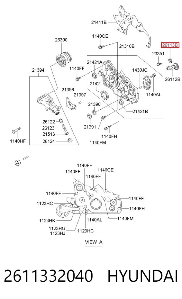 2611332040 Hyundai/Kia