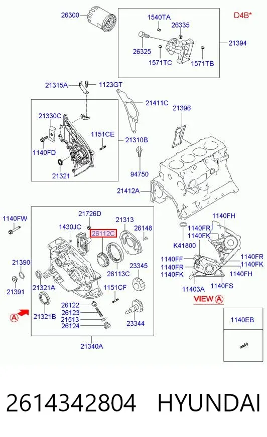  2614342804 Hyundai/Kia