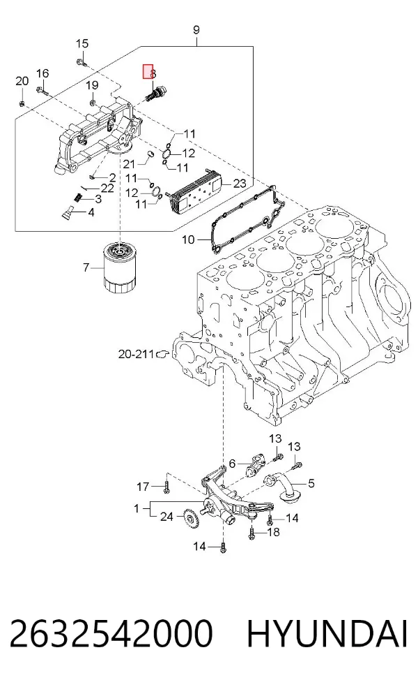  2632542000 Hyundai/Kia