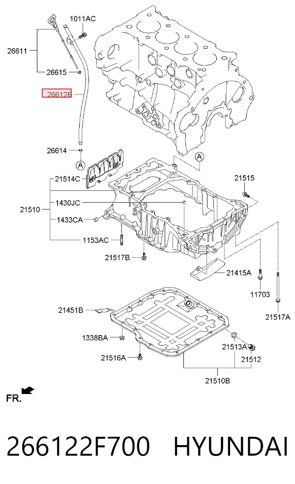  266122F700 Hyundai/Kia