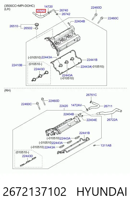  2672137102 Hyundai/Kia