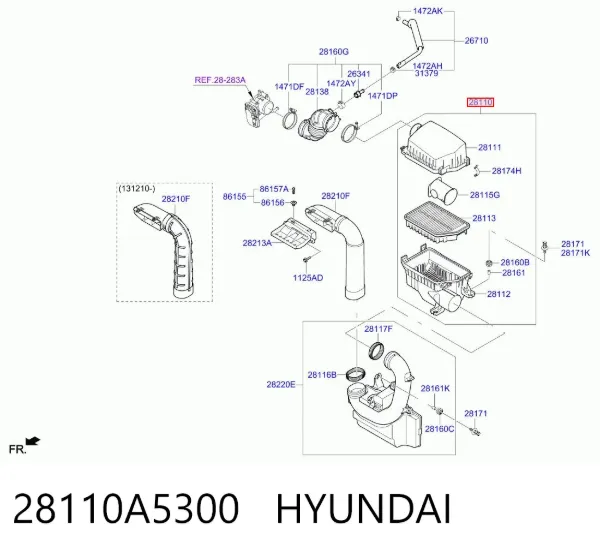 Корпус фільтра KIA Cerato III