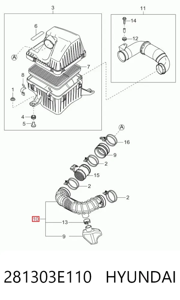  281303E110 Hyundai/Kia