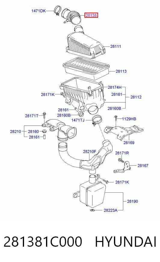  281381C000 Hyundai/Kia