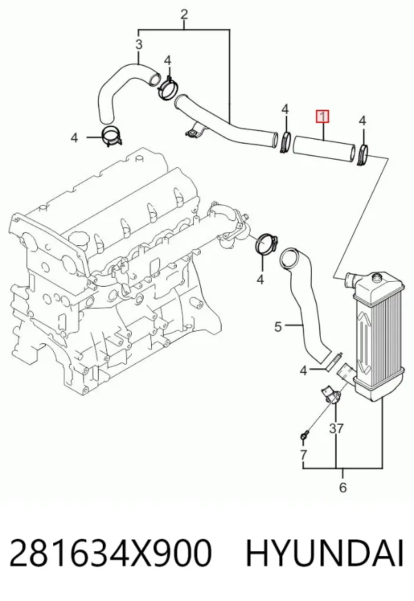  281634X900 Hyundai/Kia