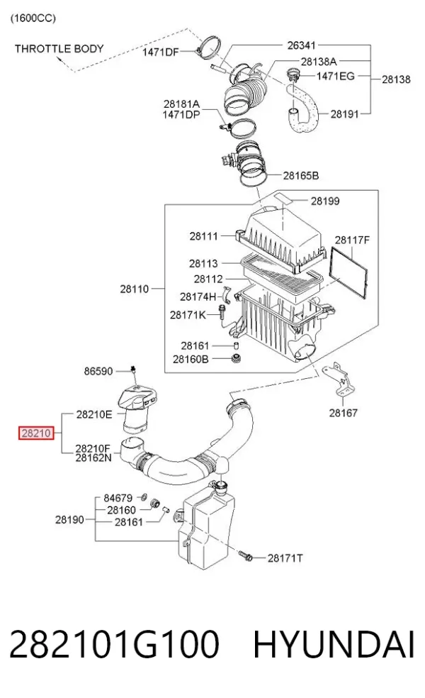  282101G100 Hyundai/Kia