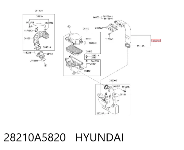  28210A5820 Hyundai/Kia