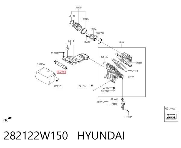  282122W150 Hyundai/Kia