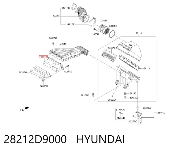  28212D9000 Hyundai/Kia