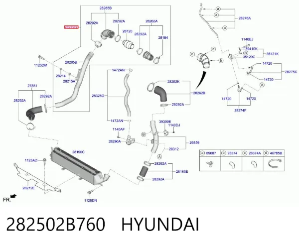  282502B760 Hyundai/Kia