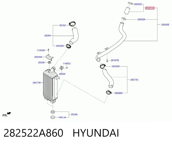  282522A860 Hyundai/Kia