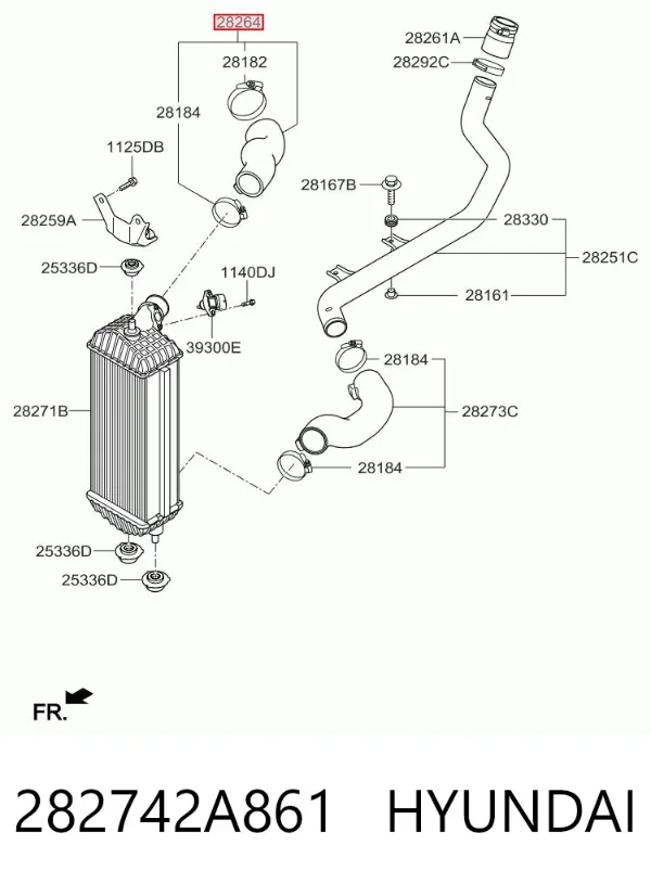  282742A861 Hyundai/Kia