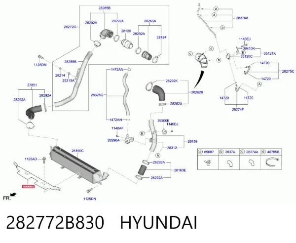  282772B830 Hyundai/Kia